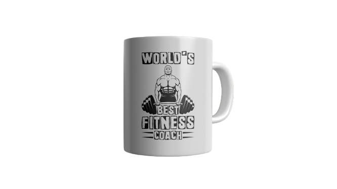 Best Fitness Print Mug - CreaTea